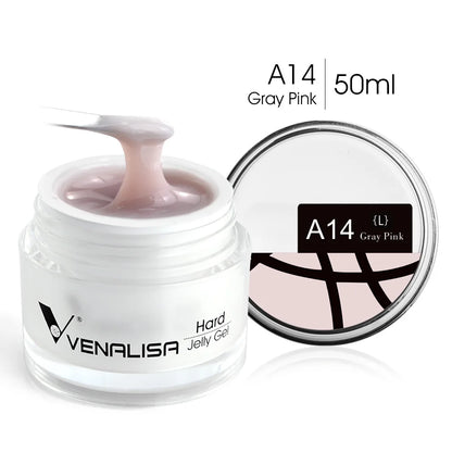 Blushimmer 50ml TPO Free Jelly Nail Extension Gel in clear, natural color for French nails, UV soak-off nail builder gel.