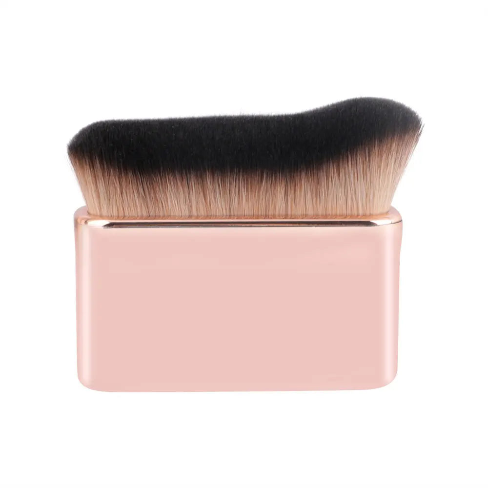 Blushimmer big angled foundation makeup brush for liquid bronzer and powder, portable cosmetic tool for face application.
