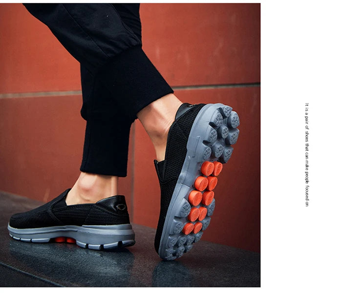 Slip-on Men Loafers Spring New Driving Shoes Men Breathable Men Casual Shoes Non-Slip Shoes Loafers Big Size 45 Chaussure Homme