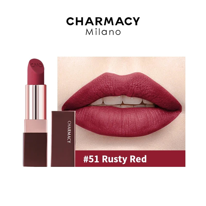 Blushimmer Matte Red Velvet lipstick for women, durable and easy to wear, natural matte finish, ideal for lip coloring makeup.