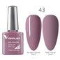 Blushimmer luxury color nail gel polish in vibrant shade, UV LED soak-off gel, long-lasting varnish with glossy finish.