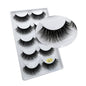 5 Pairs Multipack 3D Mink Lashes False Eyelashes Handmade Wispy Fluffy Long Lashes Natural Eye Makeup Tools Eye Lashes G806