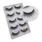 5 Pairs Multipack 3D Mink Lashes False Eyelashes Handmade Wispy Fluffy Long Lashes Natural Eye Makeup Tools Eye Lashes G806