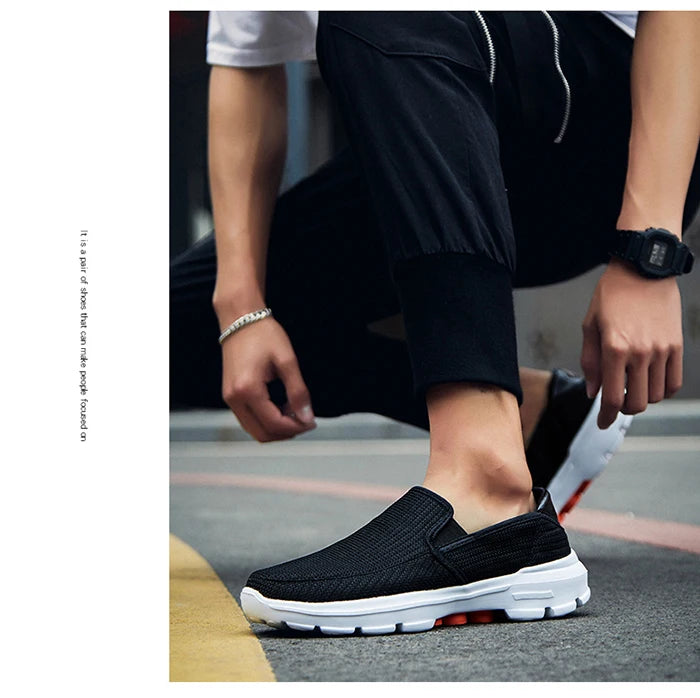 Slip-on Men Loafers Spring New Driving Shoes Men Breathable Men Casual Shoes Non-Slip Shoes Loafers Big Size 45 Chaussure Homme