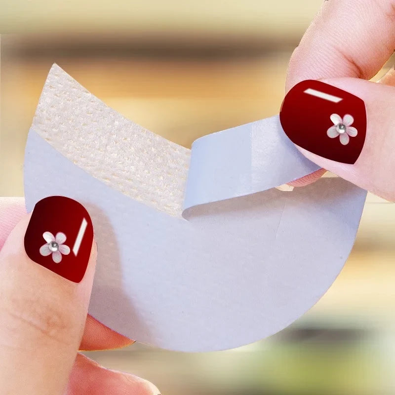 Set of disposable eye makeup stencils featuring eyeliner shields, eyelash isolation patches, and eyelash removal stickers by Blushimmer.