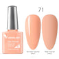 Blushimmer luxury color gel nail polish with vibrant finish, soak-off UV and LED long-lasting gel lacquer, super gel polish.