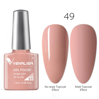 Blushimmer luxury color nail gel polish in vibrant shade, soak-off UV and LED long-lasting gel lacquer with glossy finish.