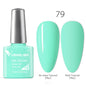 Blushimmer luxury color nail gel polish in vibrant shade, UV LED soak-off gel with long-lasting finish and glossy appearance.