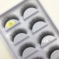 Set of 5 pairs of natural 3D mink false eyelashes by Blushimmer, perfect for makeup and beauty enhancement.