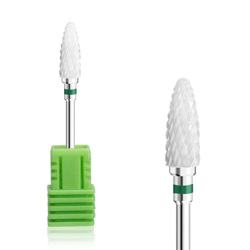 1pcs Ceramic Milling Cutter Nail Drill Bits Electric Manicure Drills Pedicure Mill Bits Machine Files Nail Art accessories Tool