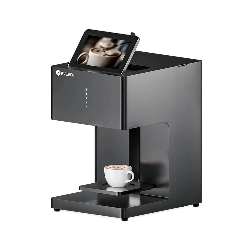 EVEBOT 3d Latte Art Coffee Printer Machine Automatic Beverages Food Selfie With WIFI Connection Printing Edible Ink Cartridges