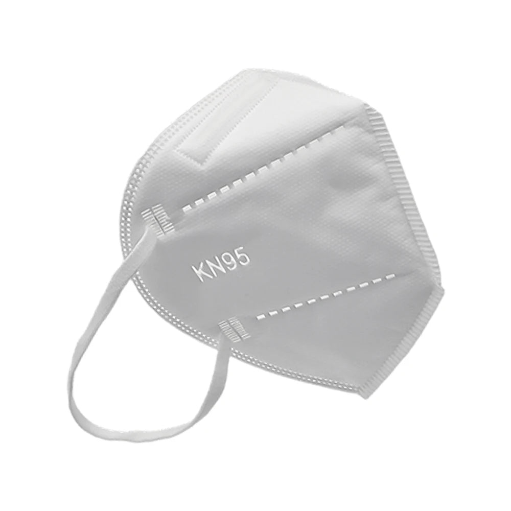 6-Layer KN95 Disposable Face Mask Foldable Non-Woven Respirator with Custom Logo Ready Stock 3D Facemask
