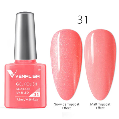 Blushimmer luxury color gel nail polish in vibrant shade, soak-off UV and LED gel lacquer for long-lasting manicures.
