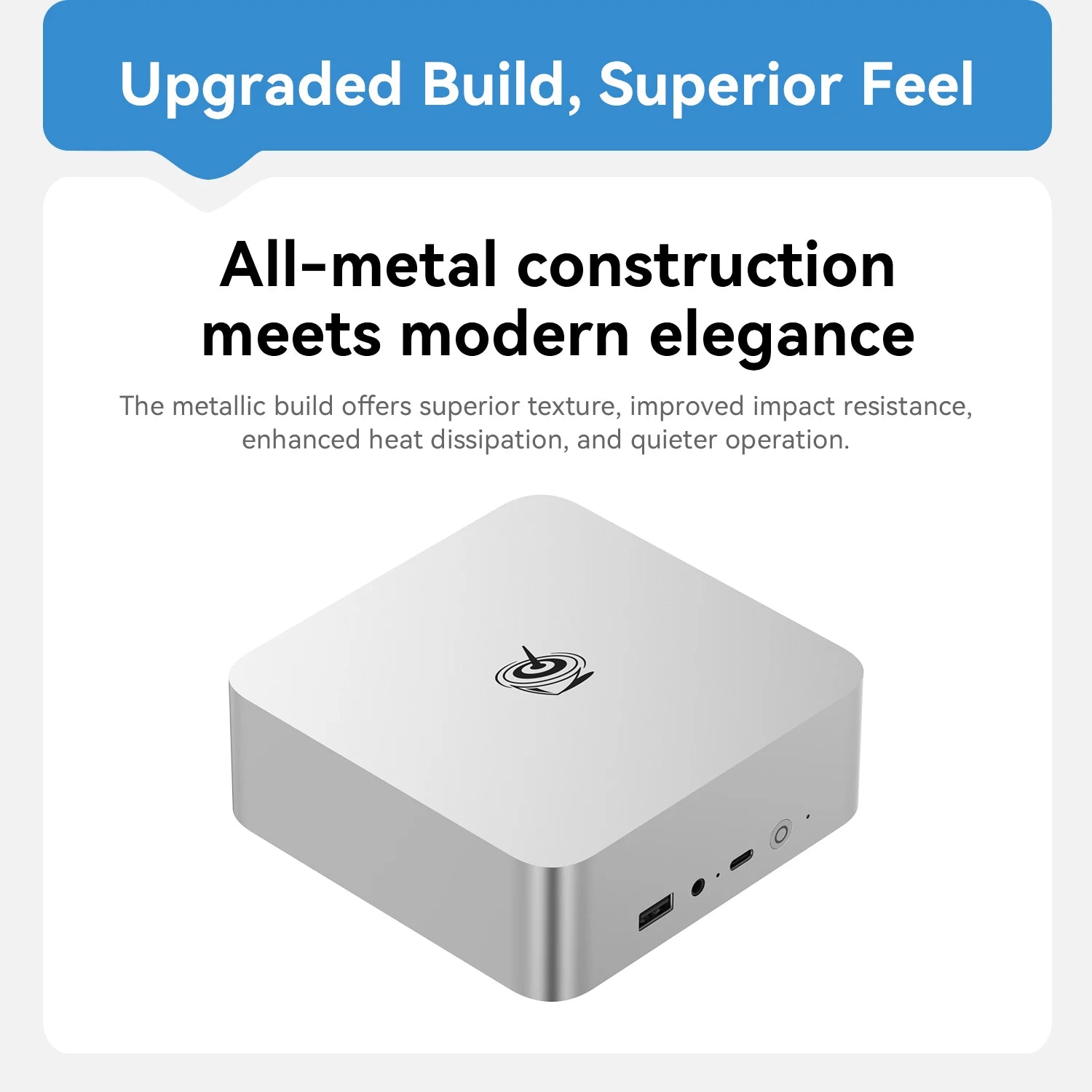 New EQI13 Pro Mini PC with Intel I7-13620H 32GB DDR4 RAM NVMe SSD Windows 11 1-Year Warranty for Office/Gaming/Multimedia Use