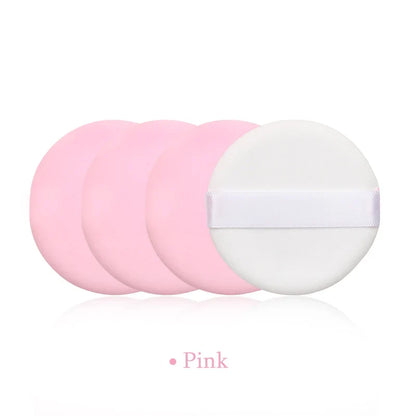 5 pcs Professional Round Shape Facial Face Body Powder Foundation Puff Portable Soft Cosmetic Puff Makeup Foundation Sponge Lot