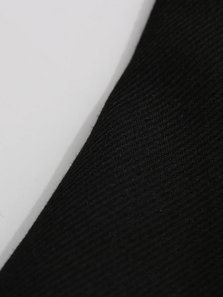 TWOTWINSTYLE Chic Splicing Personalized Zippers Trench Women Breathable Lapel Collar Long Sleeve Loose Coat Fashion