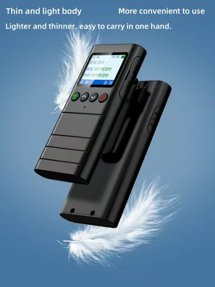 Global Android Wifi 2G/3G/4G Walkie Talkie with Sim Card Zello POC TYPE-C Charging Unlimited Phone Call for Radio