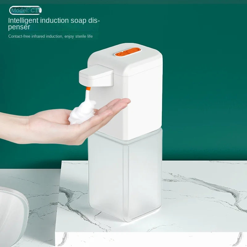 Intelligent C1 Automatic Induction Soap Dispenser Wall-Mounted Hand Sanitizer Foam with Phone Drop New Product
