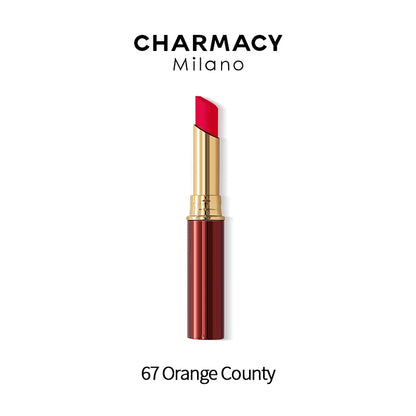 Blushimmer Charmacy waterproof velvet lipstick in 16 colors, long-lasting matte lip makeup with easy wear and vibrant finish.