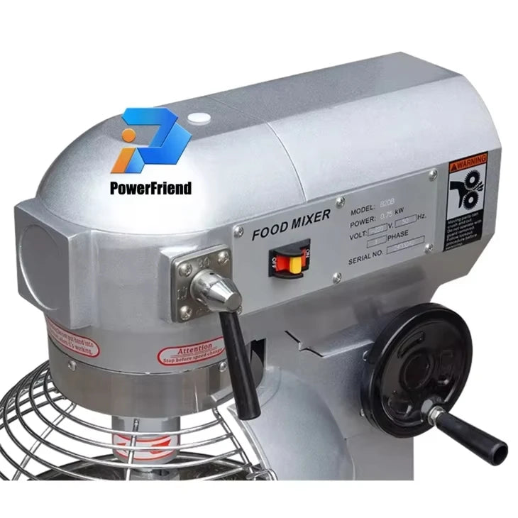 New High Efficiency 340W Spiral Flour Dough Mixer for Bakery Use