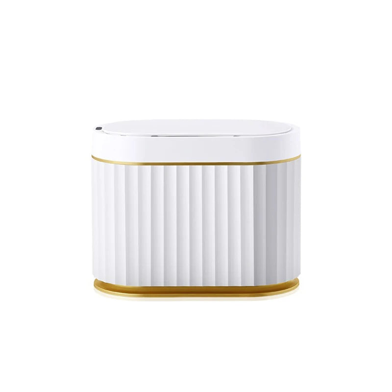 4L Smart Sensor Trash Can Desk Small Lovely Mini Light Luxury Wind Mini Basket Bucket Small Papelera Escritorio