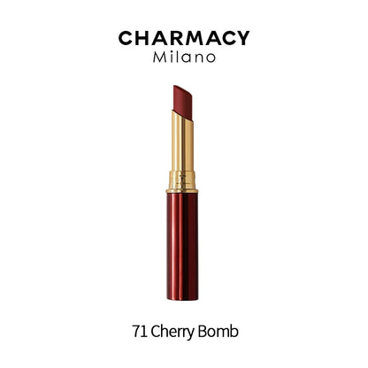Blushimmer Charmacy waterproof velvet lipstick in 16 shades, long-lasting matte lip makeup with easy wear and vibrant color.