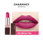 Blushimmer Matte lipstick in natural matte red velvet shade, easy-to-wear lip color for women, perfect for makeup and beauty.