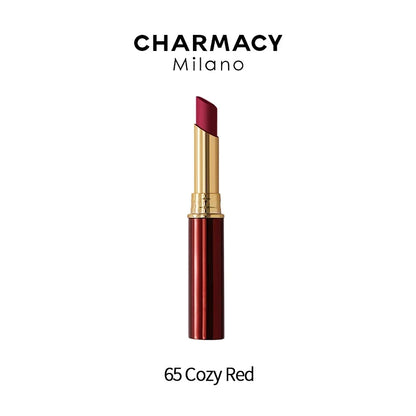 Blushimmer Charmacy waterproof velvet lipstick in a 16-color palette, long-lasting matte lip makeup with easy wear and vibrant shades