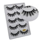 5 Pairs Multipack 3D Mink Lashes False Eyelashes Handmade Wispy Fluffy Long Lashes Natural Eye Makeup Tools Eye Lashes G806