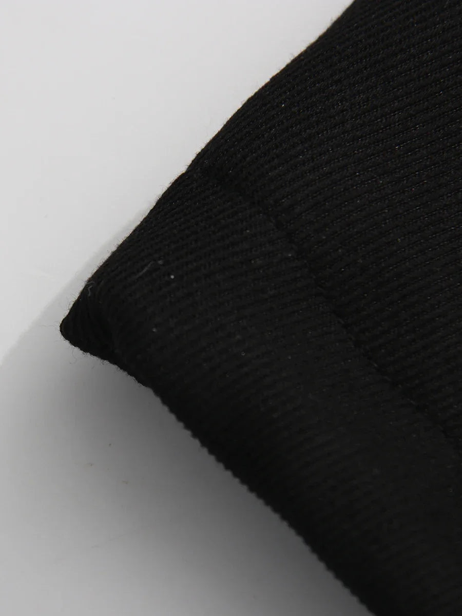 TWOTWINSTYLE Chic Splicing Personalized Zippers Trench Women Breathable Lapel Collar Long Sleeve Loose Coat Fashion