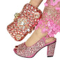 EdleessFashion women's shoes and matching bags set with stylish footwear and coordinated handbags, perfect for fashionable outfits.