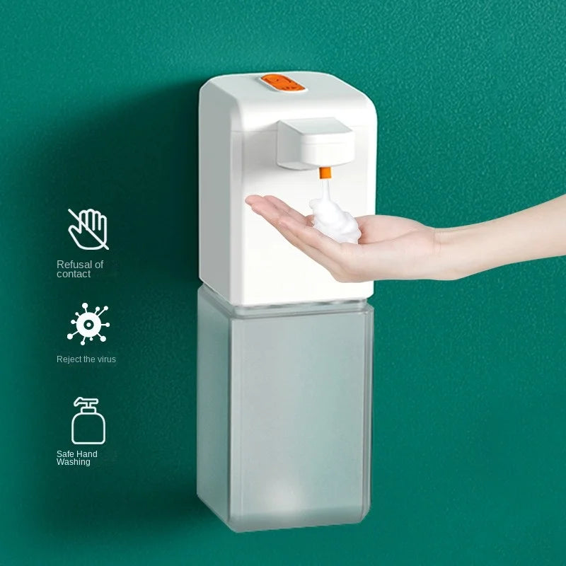 Intelligent C1 Automatic Induction Soap Dispenser Wall-Mounted Hand Sanitizer Foam with Phone Drop New Product
