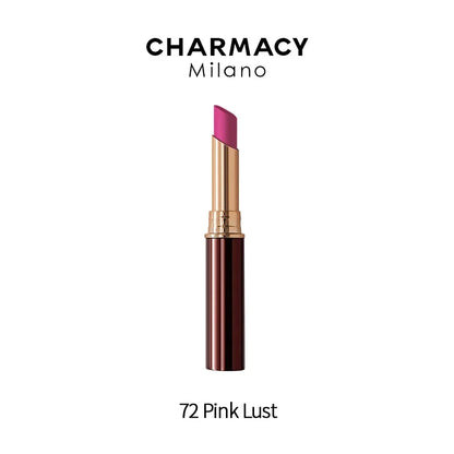 Blushimmer Charmacy waterproof velvet lipstick in 16 colors, featuring long-lasting matte finish and easy-to-wear lip makeup.