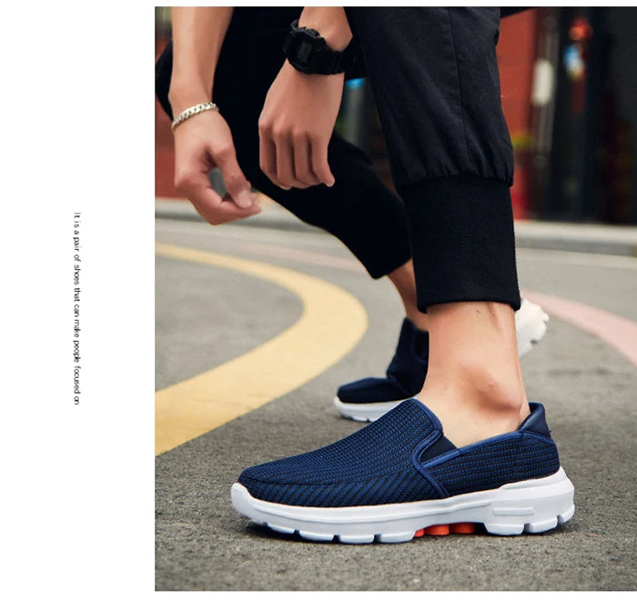 Slip-on Men Loafers Spring New Driving Shoes Men Breathable Men Casual Shoes Non-Slip Shoes Loafers Big Size 45 Chaussure Homme
