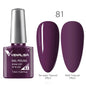 Blushimmer luxury color gel nail polish in a vibrant shade, showing a smooth, glossy finish on neatly manicured nails.