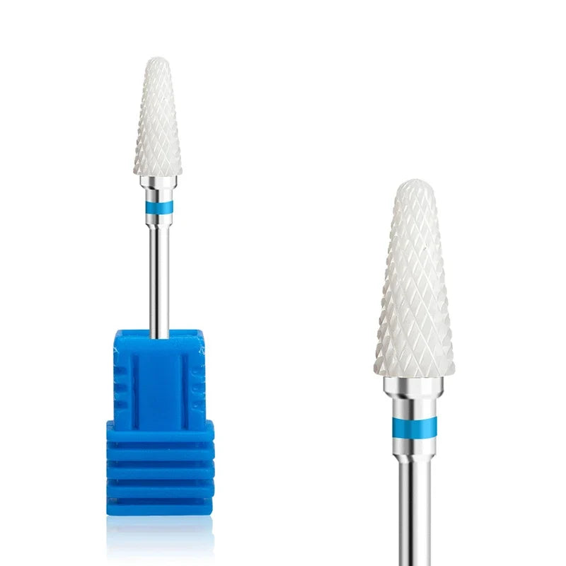 1pcs Ceramic Milling Cutter Nail Drill Bits Electric Manicure Drills Pedicure Mill Bits Machine Files Nail Art accessories Tool