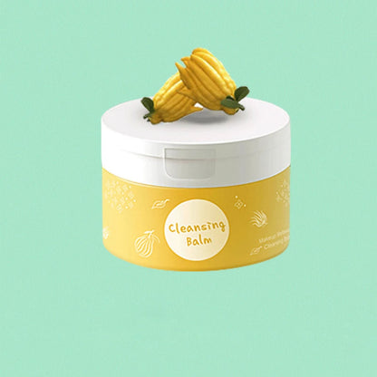 Blushimmer vegetable oil peach makeup remover balm with gentle ice cream texture, soothing cleansing without tightness.