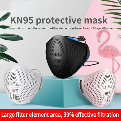 KN95 Face Mask With Breathing Valve Dust Masks With Valved Face Mask Face Equivalent to FFP2 close to FFP3 PM046