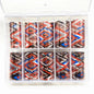 Blushimmer leopard print nail foils and animal nail art stickers for snake skin manicure, transfer paper for decorative nail decals.