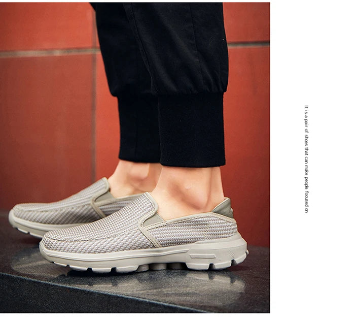 Slip-on Men Loafers Spring New Driving Shoes Men Breathable Men Casual Shoes Non-Slip Shoes Loafers Big Size 45 Chaussure Homme