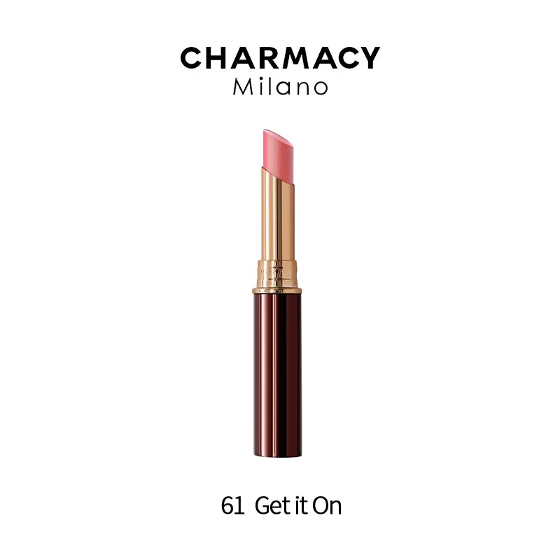 Blushimmer Charmacy waterproof velvet lipstick in 16 colors, showcasing a matte finish and easy-to-wear long-lasting lip makeup.