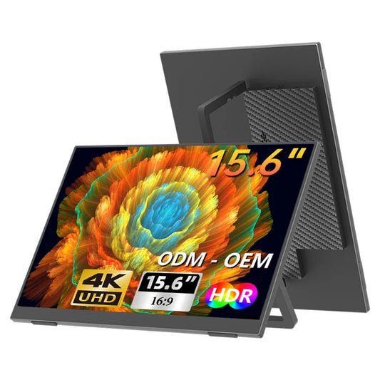 HGFRTEE 15.6 Inch 4K IPS HDR Portable Monitor with for and Type-C Ports Business Series
