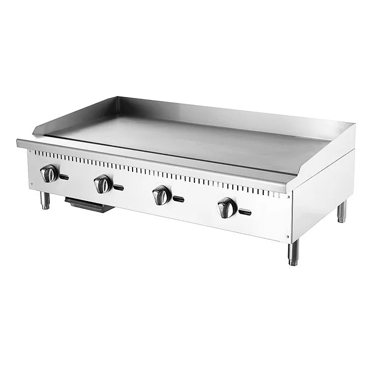 High Quality Commercial Hard Chrome Griddle Gas Stainless Steel Kitchen Restaurant CE Certified