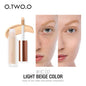 Blushimmer O.TWO.O Waterproof Liquid Concealer in 7ml with full coverage, shown in sleek packaging.