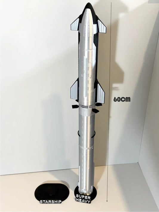 S24 Musk Space X Starship 3D Printed Model Starship Rocket NASA Finished Product