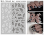 Nail Sticker Snake  Dragon Butterfly Black Multicolor Decals Nail Art Tattoo Slider Water Transfer Letter Nails Art Decoration