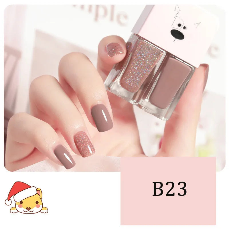 Bright candy color nail polish by Blushimmer, water-based, quick-drying, waterproof, and long-lasting for a vibrant manicure.