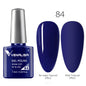 Blushimmer luxury color gel nail polish in vibrant shade, soak-off UV and LED long-lasting gel varnish, glossy finish
