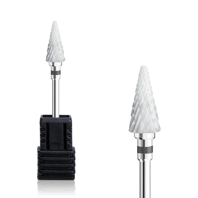 1pcs Ceramic Milling Cutter Nail Drill Bits Electric Manicure Drills Pedicure Mill Bits Machine Files Nail Art accessories Tool