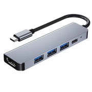 5in1 USB TYPE C Docking Station Type C 3.1 to USB 3.0 and HDTV Port Multi-function USB 3.0 Hub